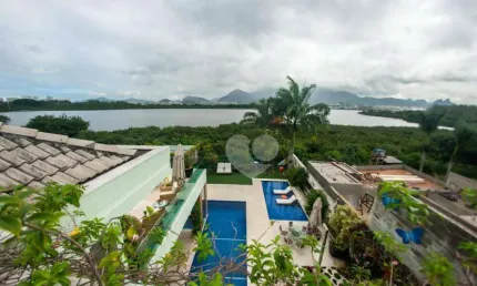 Condomínio del lago - mansão com 6 suítes - barra da tijuca/rj.