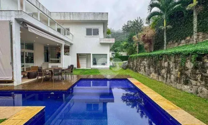 Casa com 4 quartos à venda, 572 m² por r$ 4.950.000, - itanhangá - rio de janeiro/rj