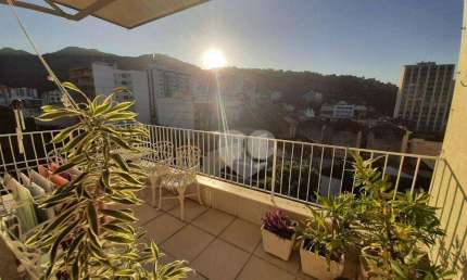 Cobertura com 3 quartos terraço piscina  à venda, 144 m² por R$ 640.000 - Grajaú - Rio de Janeiro/RJ