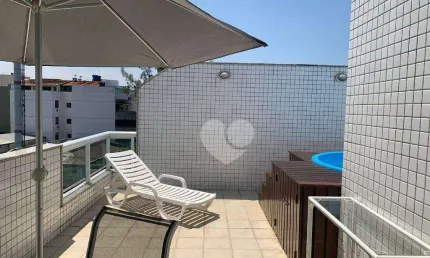 Cobertura com 3 quartos à venda, 181 m² por r$ 1.215.000 - recreio dos bandeirantes -