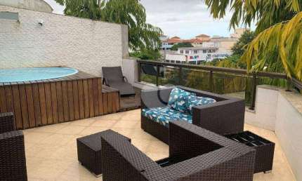 Cobertura com 3 quartos à venda, 205 m² por R$ 1.400.000 - Recreio dos Bandeirantes - Rio de Janeiro/RJ