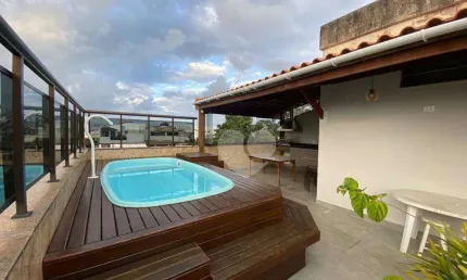 Cobertura com 5 quartos à venda , 277 m² por r$ 1.450.000 - recreio dos bandeirantes - rj