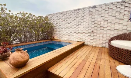 Cobertura com 4 quartos à venda , 320 m² por r$ 2.300.000, - recreio dos bandeirantes - rj