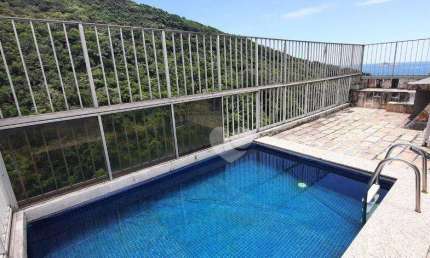 Lopes Enjoy Vende : Cobertura com 4 quartos, 1 suite, piscina, sauna, 2 vagas, 300m² por R$1.850.000,00- São Conrado - Rio de Janeiro/RJ
