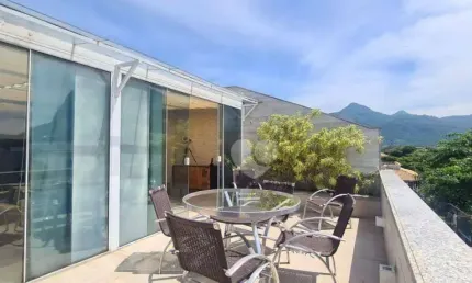 Cobertura com 3 quartos à venda, 350 m² por r$ 4.000.000 - jardim oceânico - rio de janeiro/rj