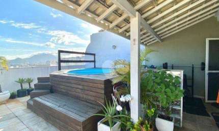 Cobertura com 4 quartos à venda, 153 m² por R$ 1.200.000 - Recreio dos Bandeirantes - Rio de Janeiro/RJ