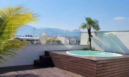 Cobertura indescritível com 4 suítes 4 vagas  à venda, 317 m² por R$ 2.250.000 - Recreio dos Bandeirantes - Rio de Janeiro/RJ