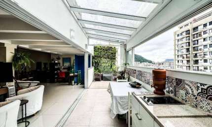 Cobertura com 3 quartos, suíte, 2 vagas à venda, 152 m² por R$ 2.150.000 - Botafogo