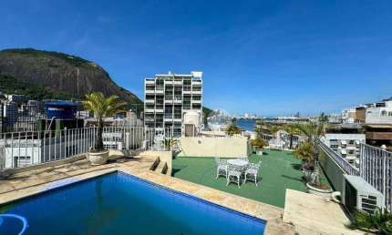 Cobertura Duplex, com piscina e hidromassagem  à venda, 441 m² por R$ 6.900.000 - Lagoa - Rio de Janeiro/RJ