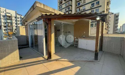Cobertura duplex  com 2 quartos 1 vaga à venda em vila isabel, rio de janeiro/rj