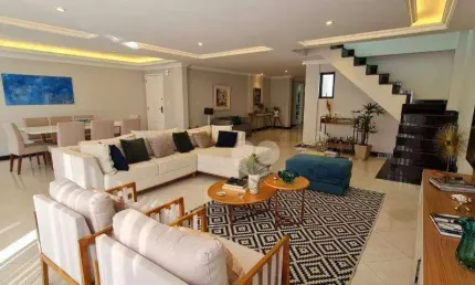 Cobertura Espetacular com 341 m2 de área útil com 4 suítes sala para 3 ambientes 2 vagas à venda por R$ 1.490.000 - Recreio dos Bandeirantes