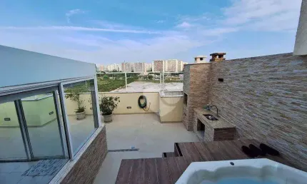 Cobertura duplex 3 quartos 1 suíte - 148 m² - por r$ 1.110.000,00 - recreio dos bandeirantes
