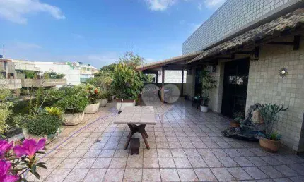 Lopes Enjoy Vende Cobertura linear 3 quartos, 297 m², 2 vagas, Jardim Oceânico - Barra da Tijuca.