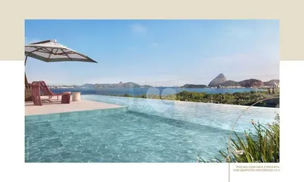 Apartamento Garden com 2 quartos à venda, 194 m² por R$ 3.918.121 - Glória - Rio de Janeiro/RJ