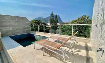 Lopes Enjoy Vende Espetacular cobertura duplex, 4 suítes, 1 locação, 325 m², 4 vagas, Jardim Oceânico - Barra da Tijuca.