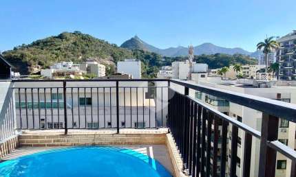 Cobertura com terraço, piscina, varanda, 4 quartos, suíte, 2 vagas à venda, 205 m² por R$ 2.050.000 - Laranjeiras