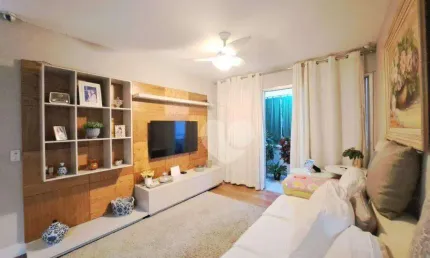 Cobertura a venda 3 quartos sendo 1 suíte, varanda e vaga de garagem, 135 m² r$ 580.000 - grajaú - rj