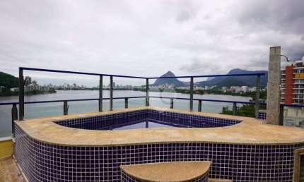 Cobertura com 4 quartos à venda, 495 m² por R$ 9.950.000 - Lagoa - Rio de Janeiro/RJ