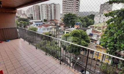 Grajaú, Alto padrão, 2 por andar, apt com 3qts com suíte, varandão e 2 vagas na escritura à venda, 105 m² por R$ 380.000 - Grajaú - Rio de Janeiro/RJ