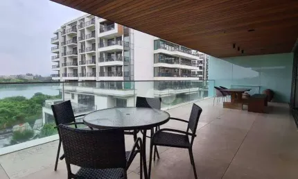Apartamento com 1 quarto para alugar, 130 m² por R$ 23.221/mês - Barra da Tijuca - Rio de Janeiro/RJ