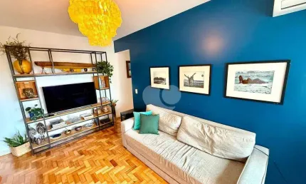 Apartamento com 2 dormitórios à venda, 76 m² por r$ 1.100.000,00 - ipanema - rio de janeiro/rj