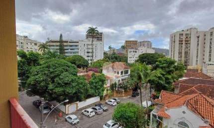 Apartamento em rua nobre - varanda - 2 quartos - suíte - R$980,.000,00 - Humaitá - RJ