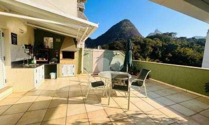 Cobertura com 4 quartos à venda, 251 m² por R$ 3.100.000 - Laranjeiras - Rio de Janeiro/RJ