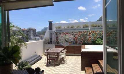 Cobertura à venda, 170 m² por R$ 2.820.000,01 - Lagoa - Rio de Janeiro/RJ