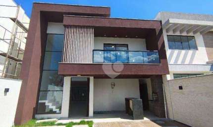 Casa duplex estilo contemporâneo, com 4 suítes à venda, 210 m² por R$ 1.390.000 - Vargem Pequena - Rio de Janeiro/RJ