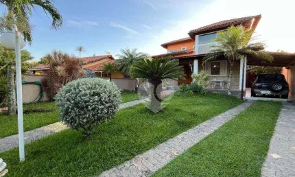 Casa duplex com 3 quartos sendo 3 suítes à venda, 221 m² por R$ 690.000 - Jardim Interlagos - Maricá/RJ