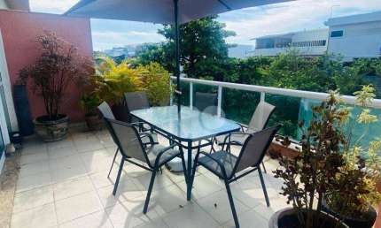 Cobertura com 2 quartos para alugar, 155 m² por R$ 6.938/mês - Recreio dos Bandeirantes - Rio de Janeiro