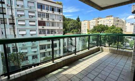 Apartamento com varanda, 2 quartos (suíte), dependência, vaga à venda, 93 m² por R$ 980.000 - Laranjeiras