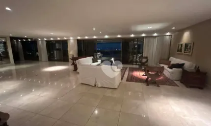 Apartamento com 4 suítes para alugar, 414 m² por R$ 24.155/mês - Barra da Tijuca - Rio de Janeiro/RJ