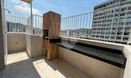 Cobertura com 2 quartos churrasqueira terraço à venda, 100 m² por R$ 460.000 - Grajaú - Rio de Janeiro/RJ