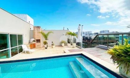 Cobertura com 4 quartos à venda, 408 m² por R$ 4.750.000 - Jardim Oceânico - Rio de Janeiro/RJ