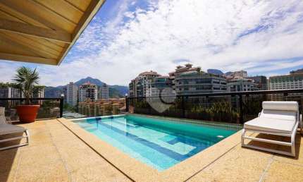 Cobertura com 4 suites com  closets 8 vagas garagem à venda, 671 m² por R$ 16.100.000 - Barra da Tijuca - Rio de Janeiro/RJ