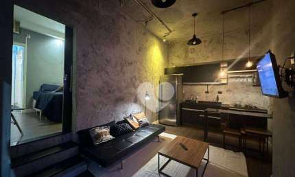 Flat com 1 Quarto à venda, 35 m² por R$ 425.000 - Laranjeiras - Rio de Janeiro/RJ