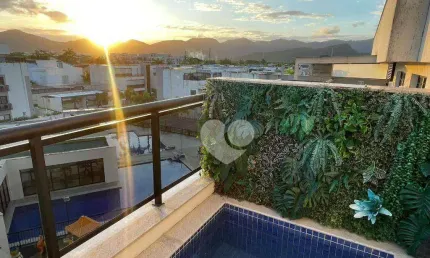 Cobertura com 4 quartos à venda, 146 m² por R$ 1.450.000 - Recreio dos Bandeirantes - Rio de Janeiro/RJ