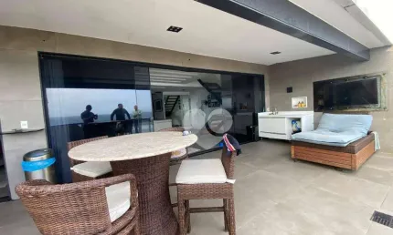 Cobertura com 3 quartos à venda, 1 m² por r$ 6.000.000 - barra da tijuca - rio de janeiro/rj