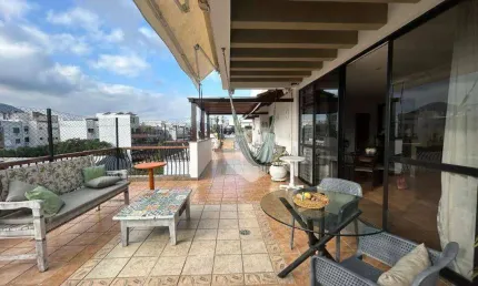 Cobertura linear com 4 quartos (2 suítes) à venda, 236 m² por r$ 1.500.000 - recreio dos bandeirantes - rio de janeiro/rj