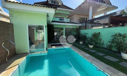 Casa com 3 quartos para alugar, 247 m² por r$ 13.728/mês - recreio dos bandeirantes - rio de janeiro/rj