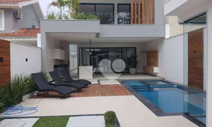 Casa com 5 dormitórios à venda, 450 m² por r$ 4.500.000,00 - barra da tijuca - rio de janeiro/rj