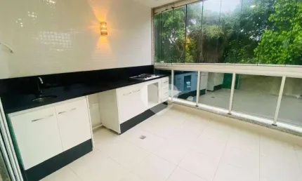 Apartamento com 3 quartos para alugar, 138 m² por R$ 6.355/mês - Recreio dos Bandeirantes - Rio de Janeiro