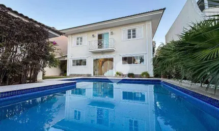 Casa com 4 dormitórios à venda, 409 m² por r$ 4.500.000,00 - barra da tijuca - rio de janeiro/rj