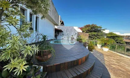 Cobertura com 4 dormitórios à venda, 376 m² por r$ 1.750.000,00 - recreio dos bandeirantes - rio de janeiro/rj