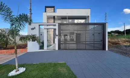 Casa para Venda em Maringá, Jardim Mediterraneo, 3 dormitórios, 1 suíte, 3 banheiros, 3 vagas