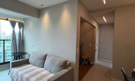 Apartamento 3/4, revertido para 2/4, com closet, escritório, mobiliado completo