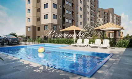 Apartamento para venda em araucária, campina da barra, 2 dormitórios, 1 banheiro, 1 vaga