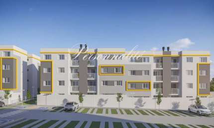 Apartamento Garden para Venda em Pinhais, Jardim Amélia, 2 dormitórios, 1 banheiro, 1 vaga