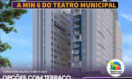 Lindo apartamento com 1 e 2dorm.  próximo ao Metrô Republica